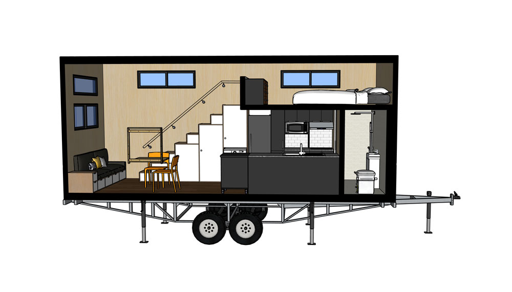 Armadillo 24 ft Tiny House - Martinez Casitas